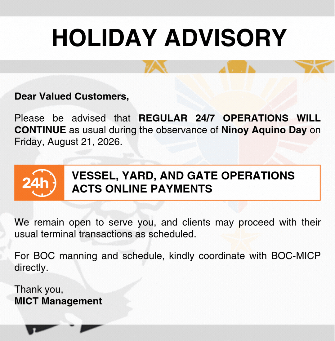 Advisory Holiday Advisory: Ninoy Aquino Day